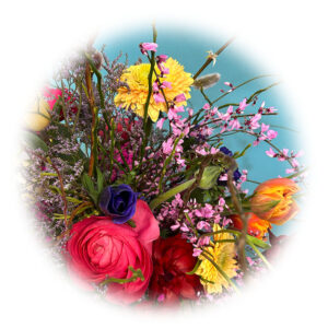 Muttertagsgeschenk selbst basteln in Düsseldorf_Blumenherz für Muttertag