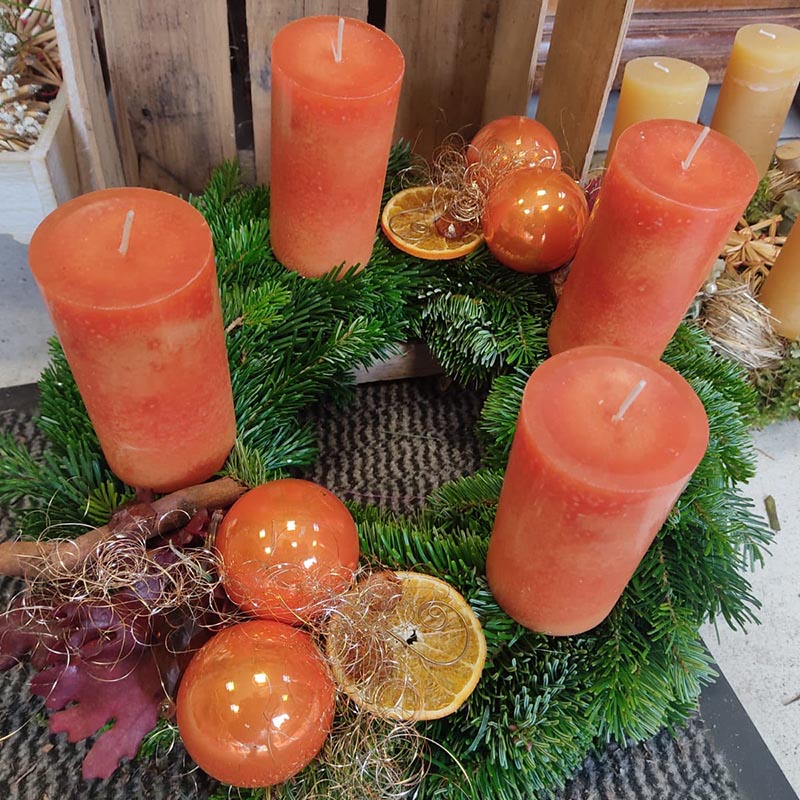 Wie binde ich einen Adventskranz